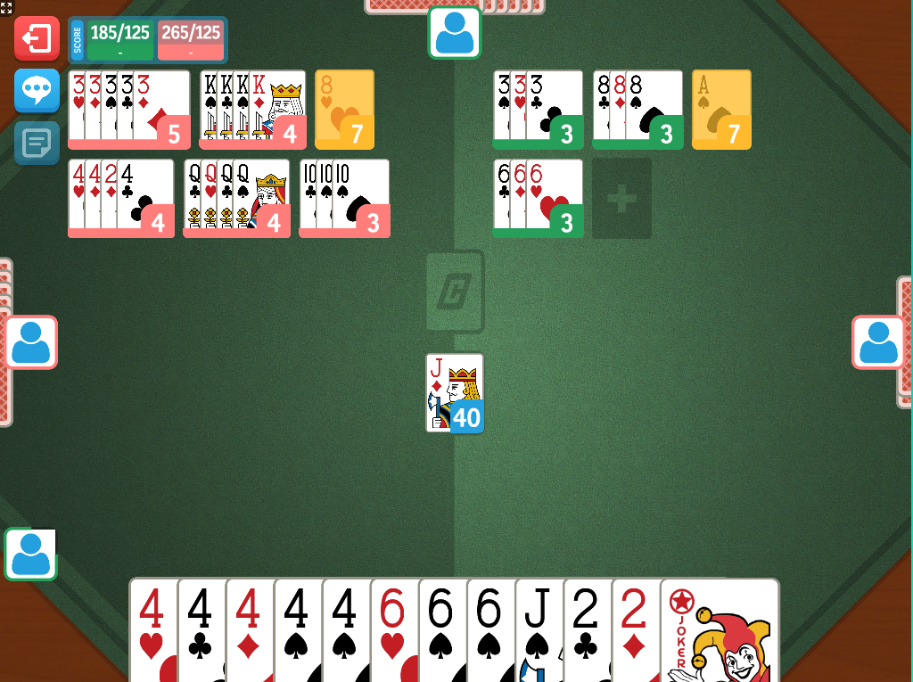 Play free Play OK Canasta Online games.